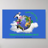 Bespaar de wereld poster (Voorkant)