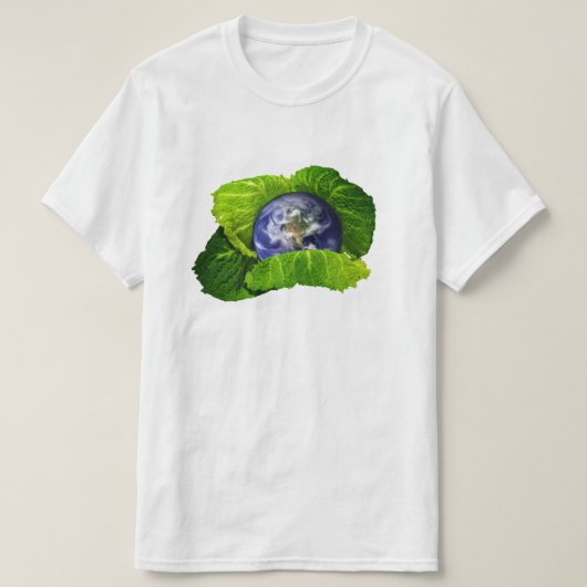 Bespaar de wereld t-shirt (Design voorkant)