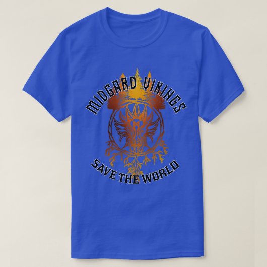 Bespaar de wereld t-shirt (Design voorkant)