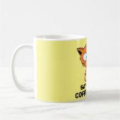 BESPAAR DIE KOFFIE AROMA! Kat drink koffie Koffiemok (Links)