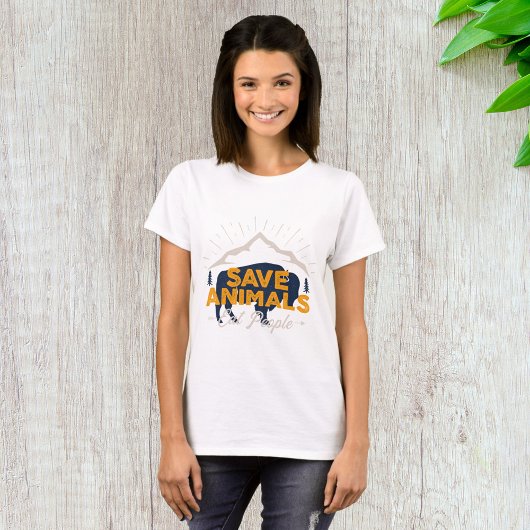 Bespaar dieren die mensen eten t-shirt