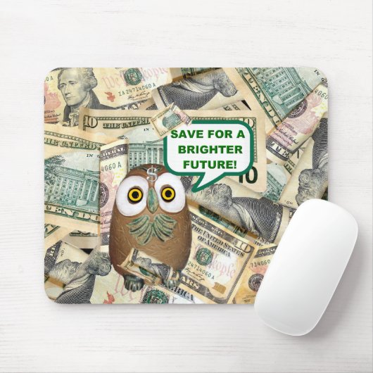 BESPAAR! Dollar Bill Mousepad Muismat (Met muis)