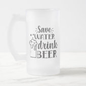 bespaar drink bier matglas bierpul (Links)