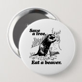 BESPAAR EEN BOE -.png Ronde Button 4,0 Cm (Voorkant /achterkant)