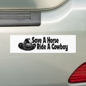 BESPAAR EEN HORSE bumper door nicola Bumpersticker (Op auto)
