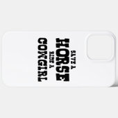 BESPAAR EEN HORSE RIDE EEN COWGIRL Case-Mate iPhone CASE (Achterkant (horizontaal))