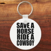 BESPAAR EEN HORSE RIDE EEN KWEEK SLEUTELHANGER (Voorkant)
