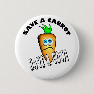 BESPAAR EEN KAART - HEB EEN KOE RONDE BUTTON 5,7 CM