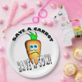 BESPAAR EEN KARROT - HEB EEN KOE DINER BORD (Feest)