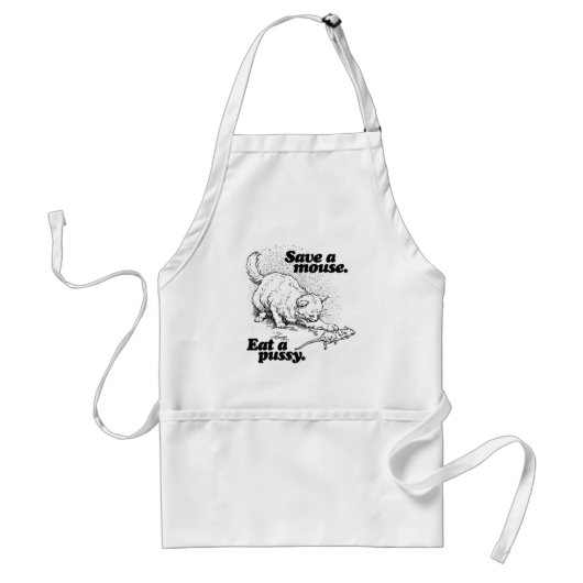 BESPAAR EEN MUIS -.png Standaard Schort (Voorkant)