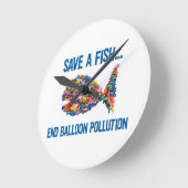 BESPAAR EEN VERVUILING VAN DE AFBEELDINGSBALLOON V RONDE KLOK (Hoek)