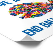 BESPAAR EEN VISBALLOONVERONTREINIGING AAN HET EIND POSTER (Hoek)