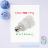 Bespaar energie flyer (Enkel)