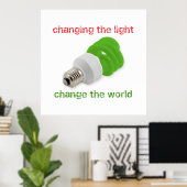 Bespaar energie poster (Thuiskantoor)