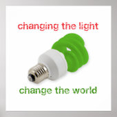 Bespaar energie poster (Voorkant)