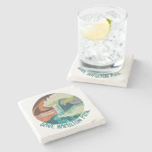 Bespaar Hamilton Pool Marble Stone Onderzetter (Zijkant)