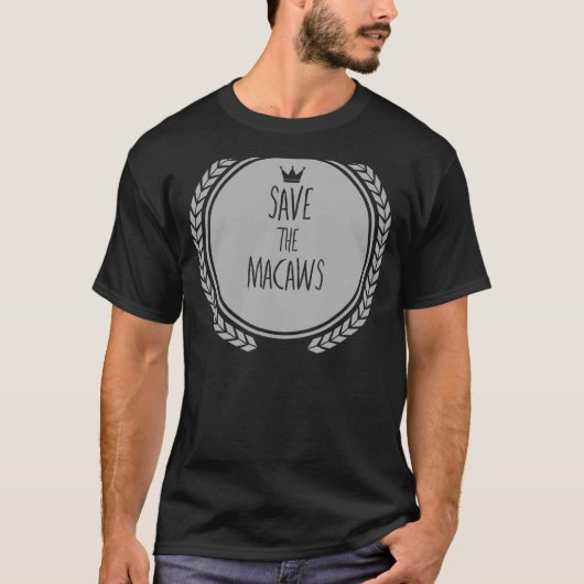 Bespaar MACAWS Animal MACAW T-shirt (Voorkant)
