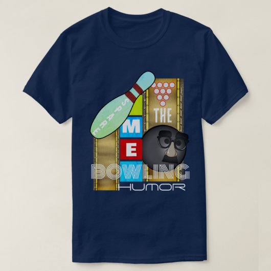 Bespaar me de Bowling Humor T-shirt (Design voorkant)