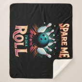 Bespaar me Im op een Roll - Bowling Sherpa Deken (Voorkant)