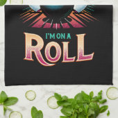 Bespaar me Im op een Roll - Bowling Theedoek (Gevouwen)