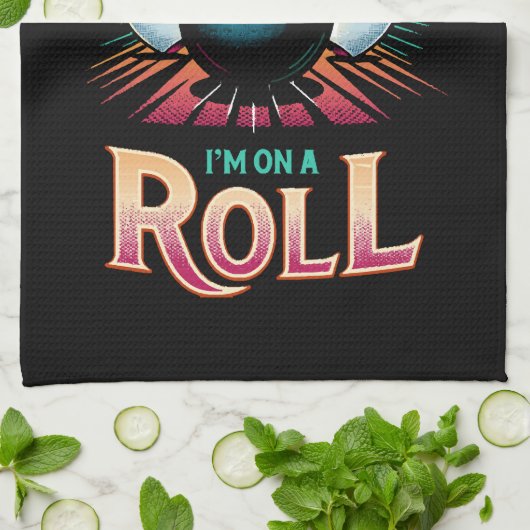 Bespaar me Im op een Roll - Bowling Theedoek (Gevouwen)