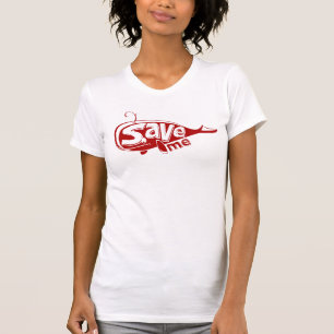 Bespaar me schattige illustratie t-shirt