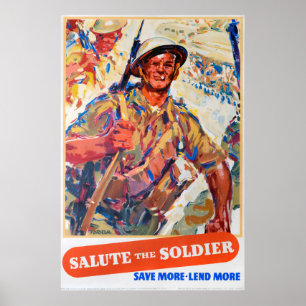 Bespaar meer, Reprint van Brits oorlogstijd poster