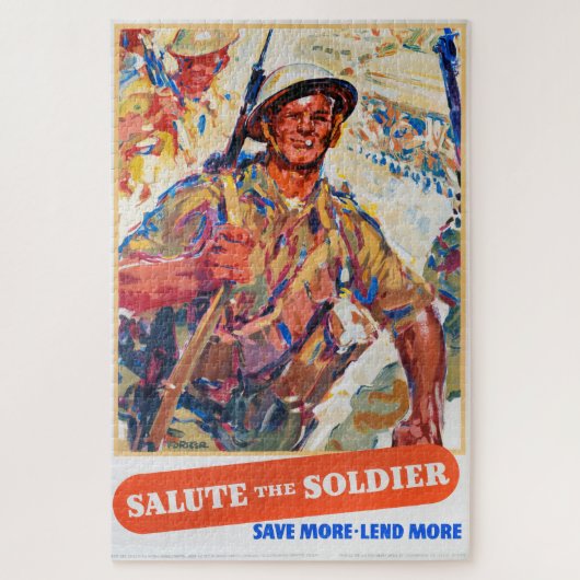 Bespaar meer, Reprint van Brits oorlogstijd poster Legpuzzel (Verticaal)