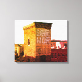 BESPAAR MOR FURNITURE ROOF TOP-REEKS CANVAS AFDRUK