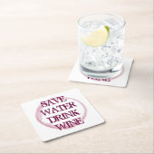 BESPAAR onderzetters VAN WINE-papierpartjes VOOR (Insitu)