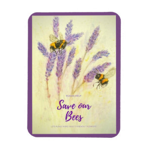 BESPAAR ONS cadeau voor prachtige lavender waterve Magneet