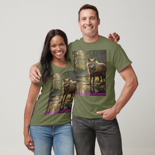 Bespaar ons milieu t-shirt (Unisex)