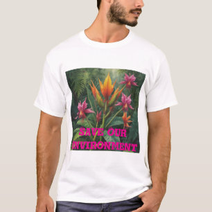 Bespaar ons milieu t-shirt