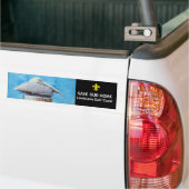 BESPAAR ONS THUIS BUMPERSTICKER (Op Truck)