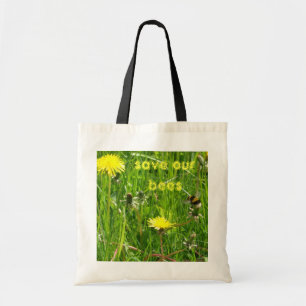 bespaar onze bijen Canvas tas