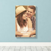 BESPAAR ONZE DATUM | BESPAAR DE DATUM VAN HET CANV CANVAS AFDRUK (Insitu (Houten vloer))