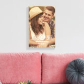 BESPAAR ONZE DATUM | BESPAAR DE DATUM VAN HET CANV CANVAS AFDRUK (Insitu (Woonkamer))