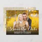 BESPAAR ONZE DATUM | BEWAREN VAN DE DATUM VAN AANK AANKONDIGINGSKAART (Voorkant / Achterkant)