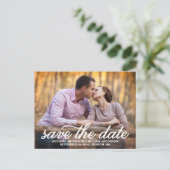 BESPAAR ONZE DATUM | BEWAREN VAN DE DATUM VAN AANK AANKONDIGINGSKAART (Staand voorkant)