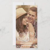 BESPAAR ONZE DATUM | BEWAREN VAN DE DATUM VAN AANK SAVE THE DATE (Voorkant)