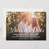 BESPAAR ONZE DATUM | BEWAREN VAN DE DATUM VAN AANK SAVE THE DATE (Voorkant)