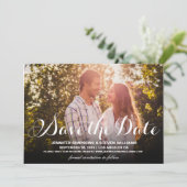 BESPAAR ONZE DATUM | BEWAREN VAN DE DATUM VAN AANK SAVE THE DATE (Staand voorkant)