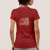 BESPAAR onze logo, MD-kleuren T-shirt (Achterkant)