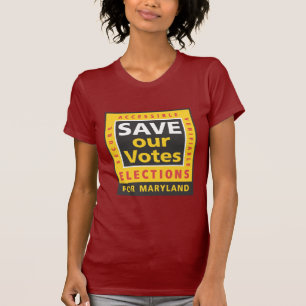 BESPAAR onze logo, MD-kleuren T-shirt