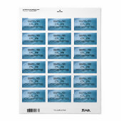 BESPAAR ONZE OCEANEN WAVE SURF KLIMAATVERVUILING ETIKET (Full Sheet)