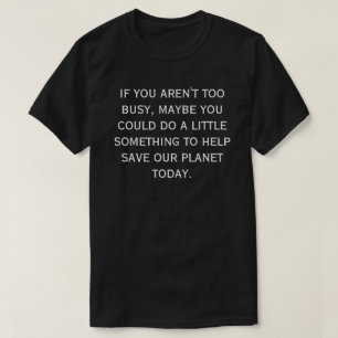 BESPAAR ONZE PLANET - T-SHIRT