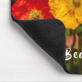 Bespaar onze prachtige planeet , heldere bloemen muismat (Hoek)