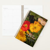 Bespaar onze prachtige planeet , heldere bloemen planner (Display)
