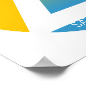 bespaar onze zeeen driehoeken poster (Hoek)