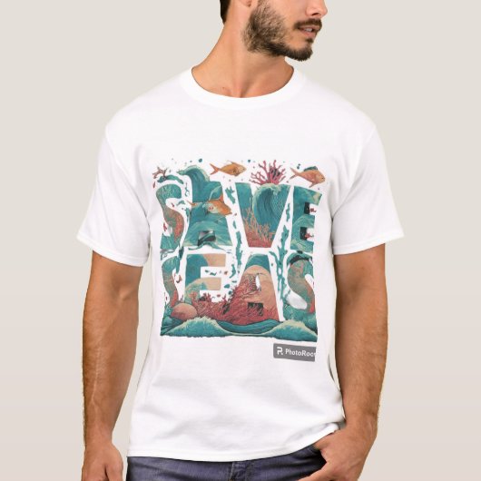 Bespaar onze Zeeen T-shirt (Voorkant)